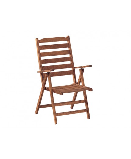 Καρέκλα οξιάς πτυσσόμενη με ψηλή πλάτη